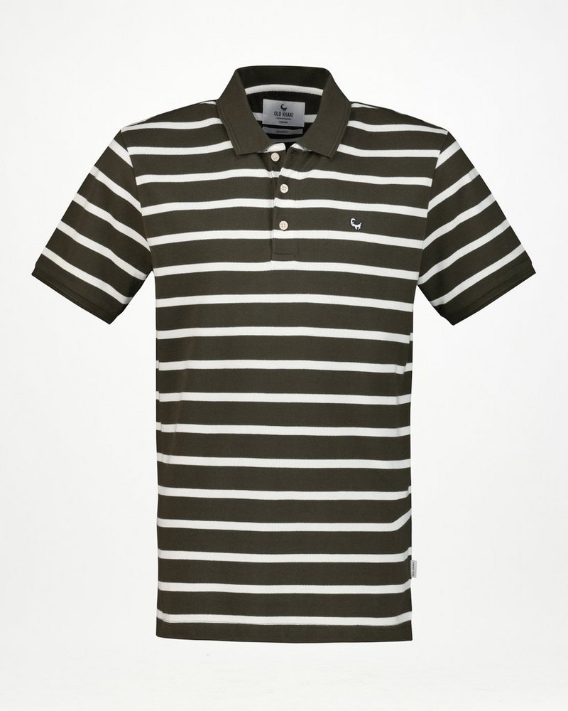 Men’s Freddy Yarn Dye Stripe Polo Shirt