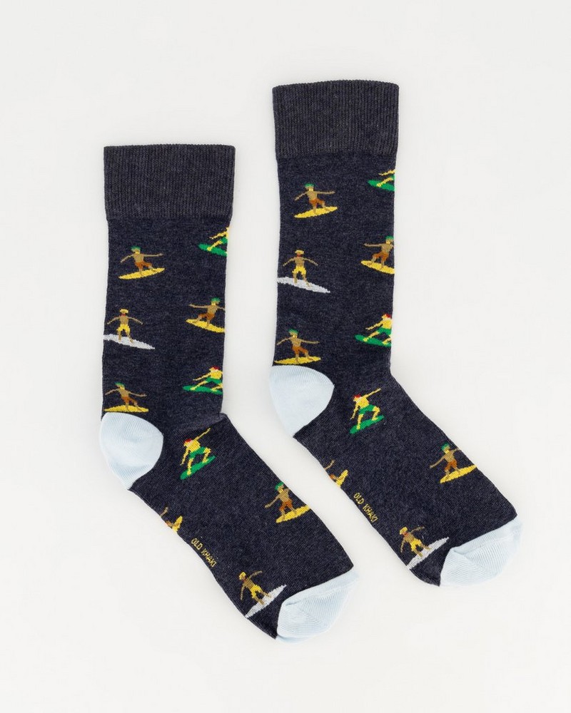 Men’s Sasha Surfboard Print Socks