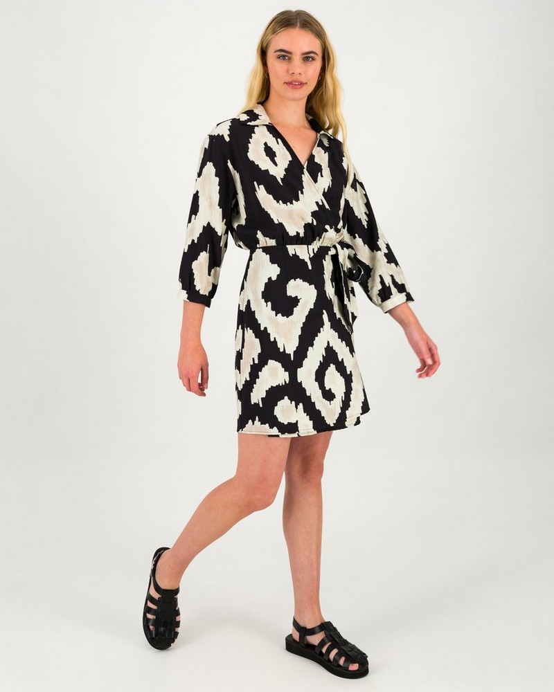 Women’s Darcy Printed Wrap Dress