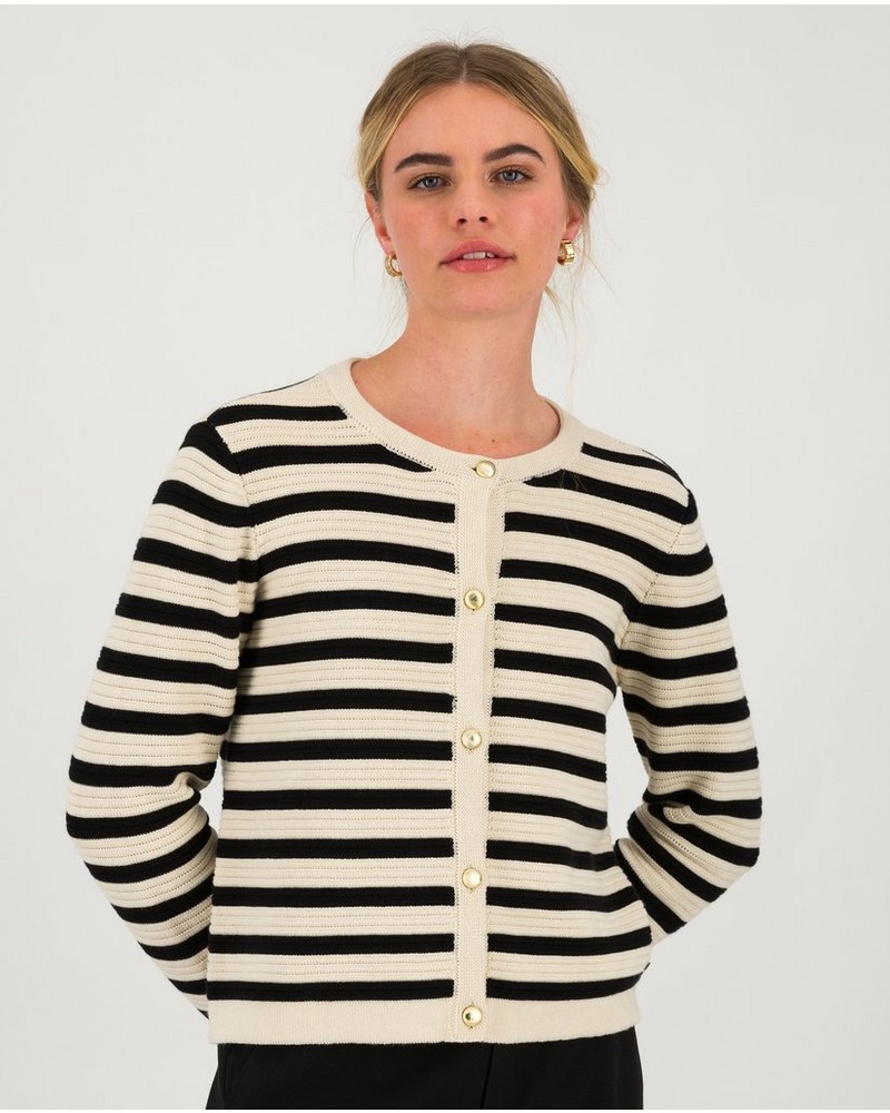 Women’s Coco Stripe Knit Cardigan