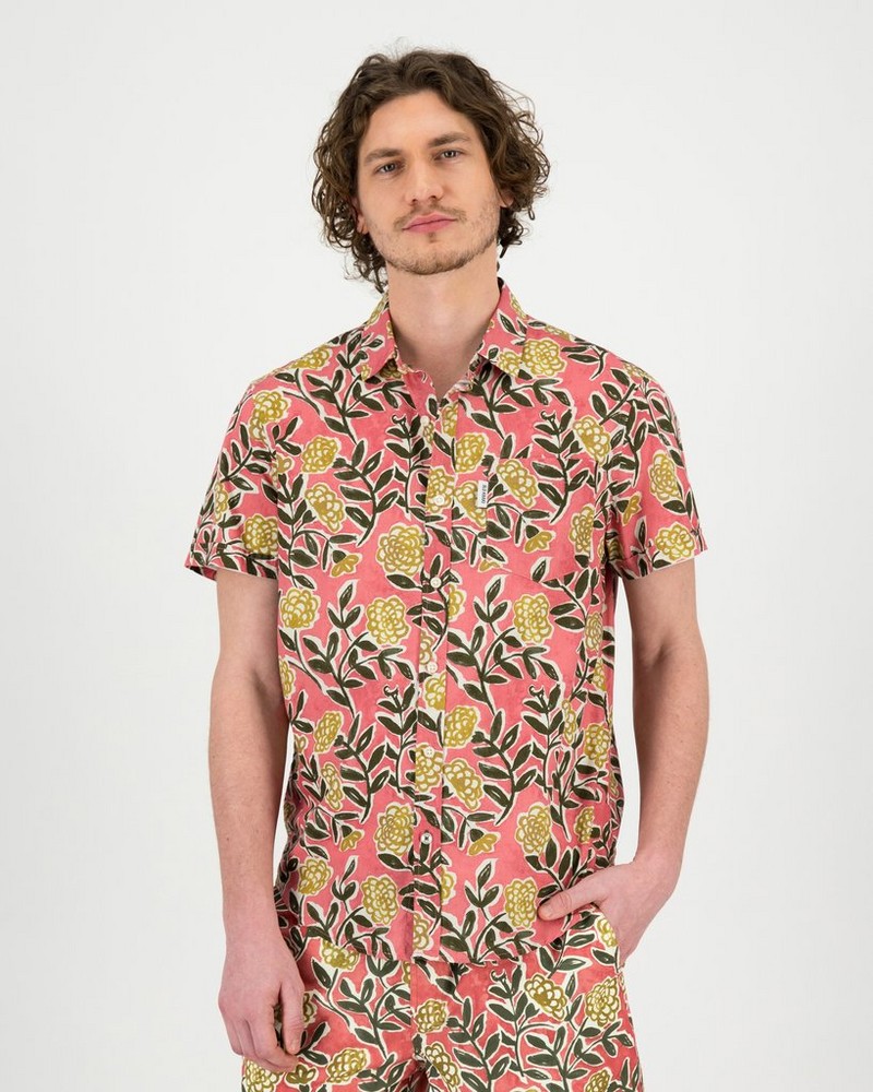 Men's Luther Slim Fit Floral Shirt