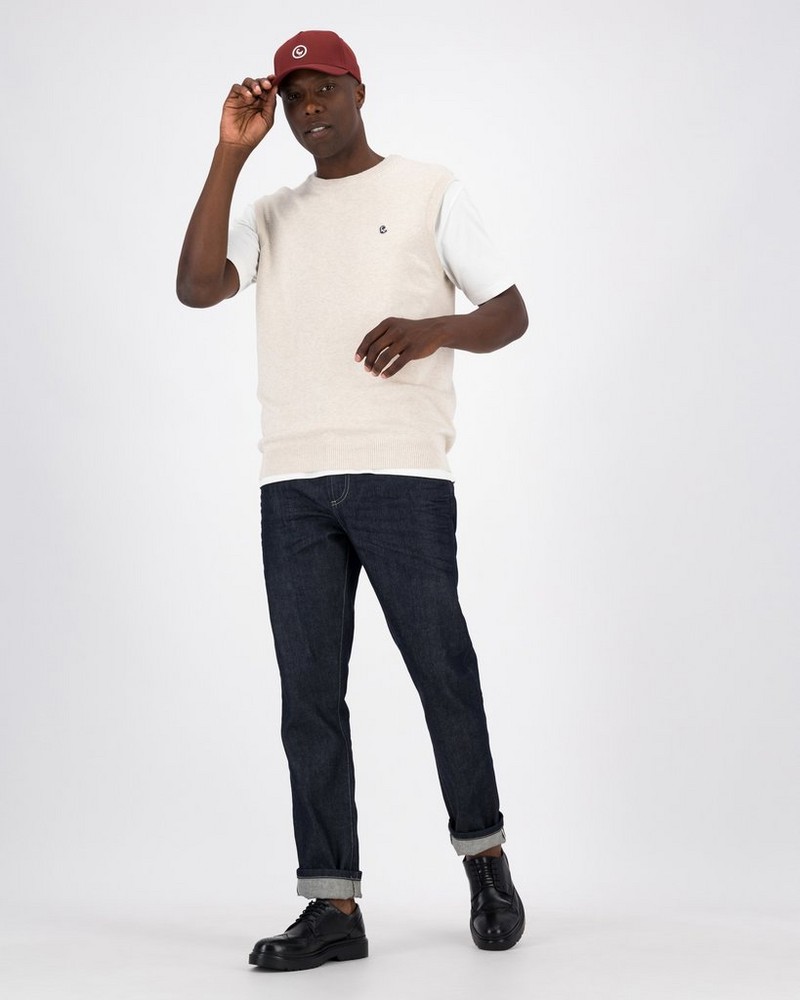 Men’s Jeff Sleeveless Crew Neck Knit