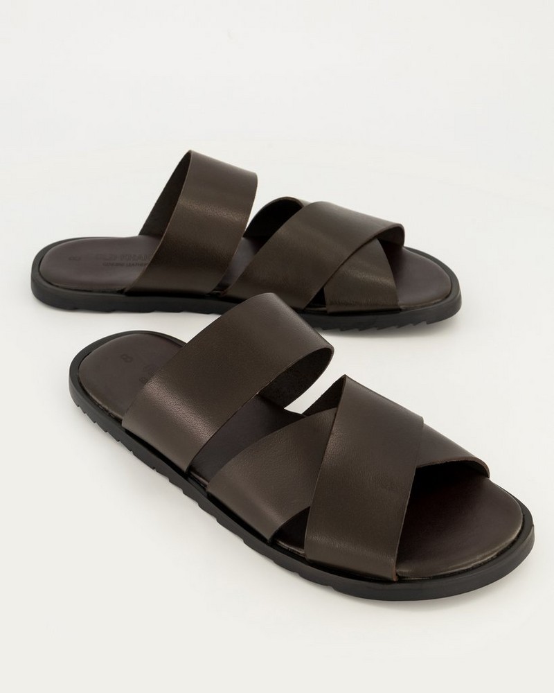 Men’s Aziel Leather Sandal