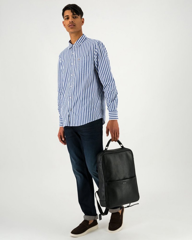 Men’s Siya Slim Fit Stripe Shirt
