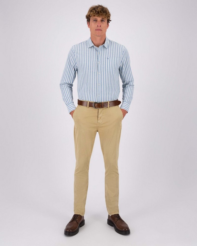 Men’s Hayden Stripe Slim Fit Shirt