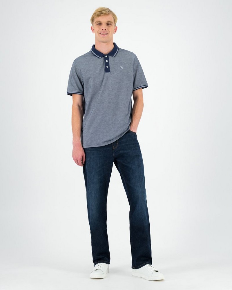 Men’s Jordy 7 Mid Wash Straight Denim