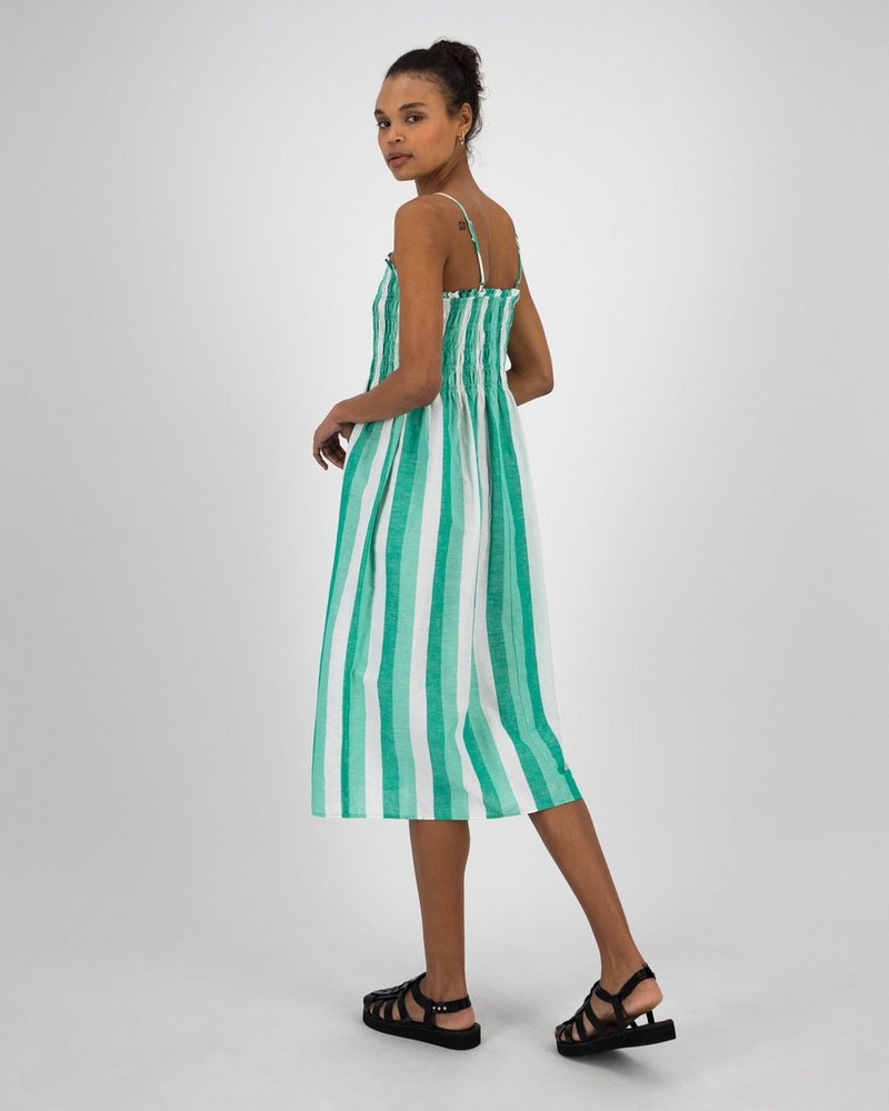 Women’s Minki Striped Midi Dress