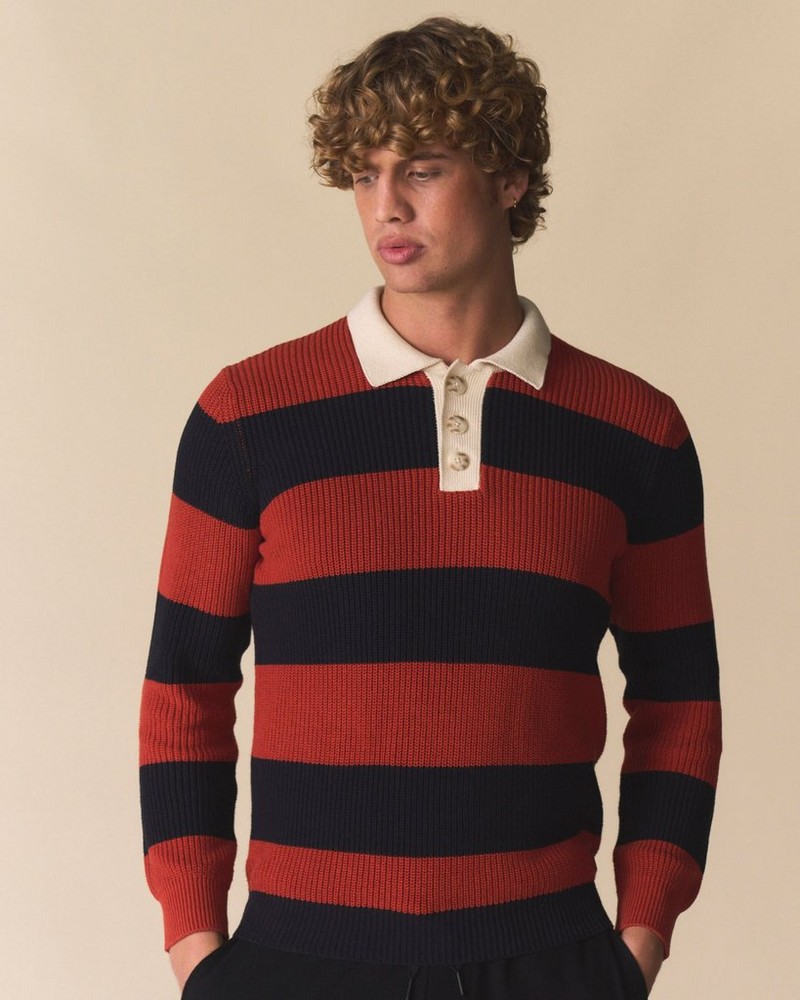 Men’s Adam Striped Golfer