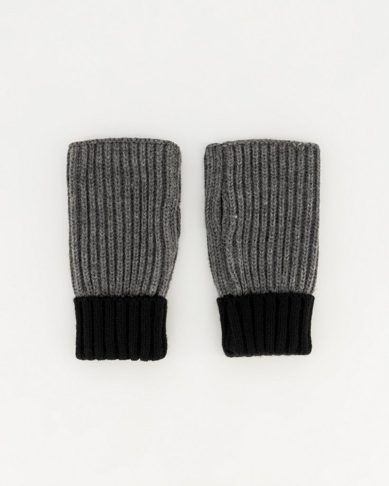 Men’s Bolt Fingerless Knitted Gloves
