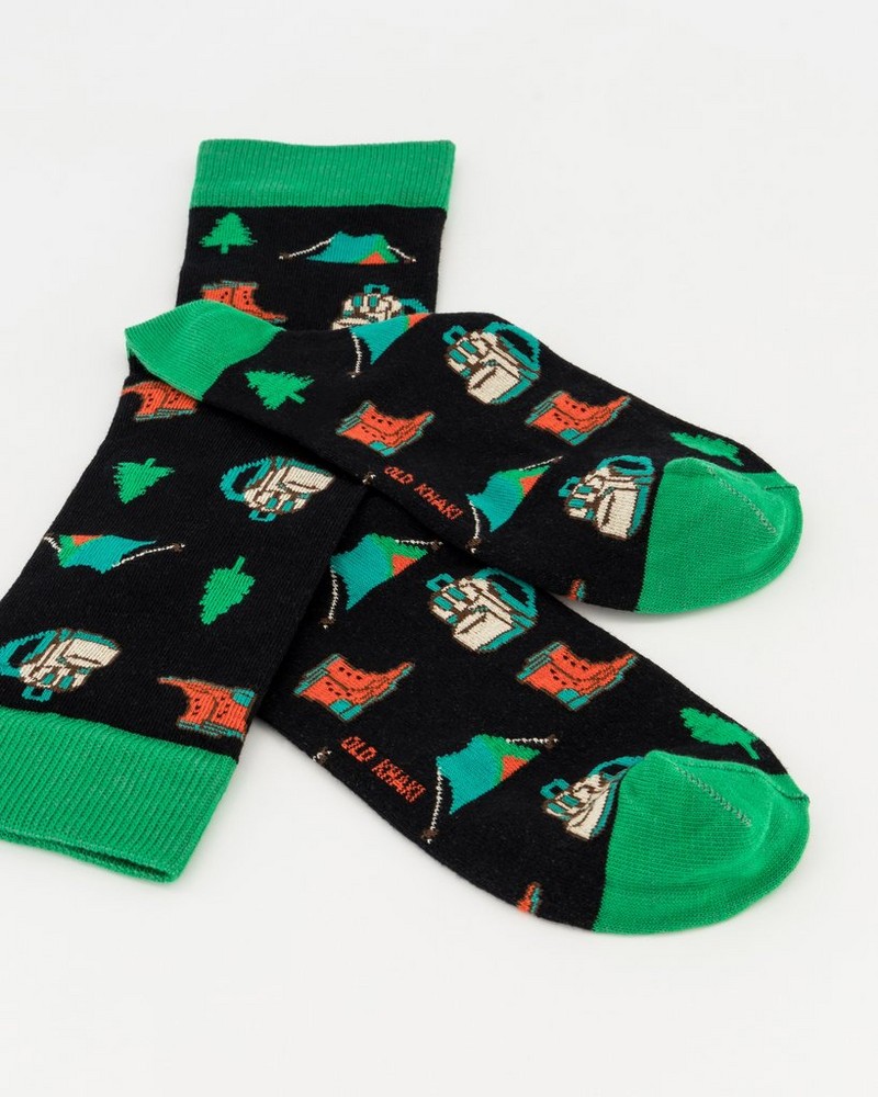 Men’s Wilbur Wilderness Print Socks