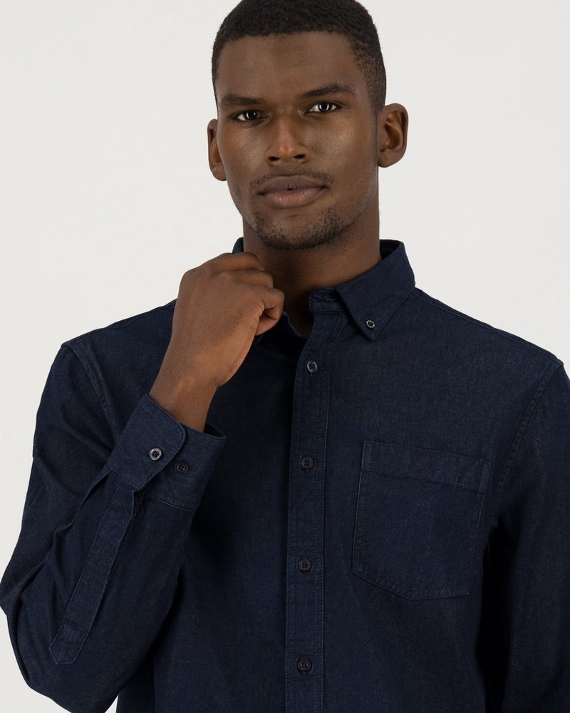 Men's Axel Regular Fit Denim Shirt