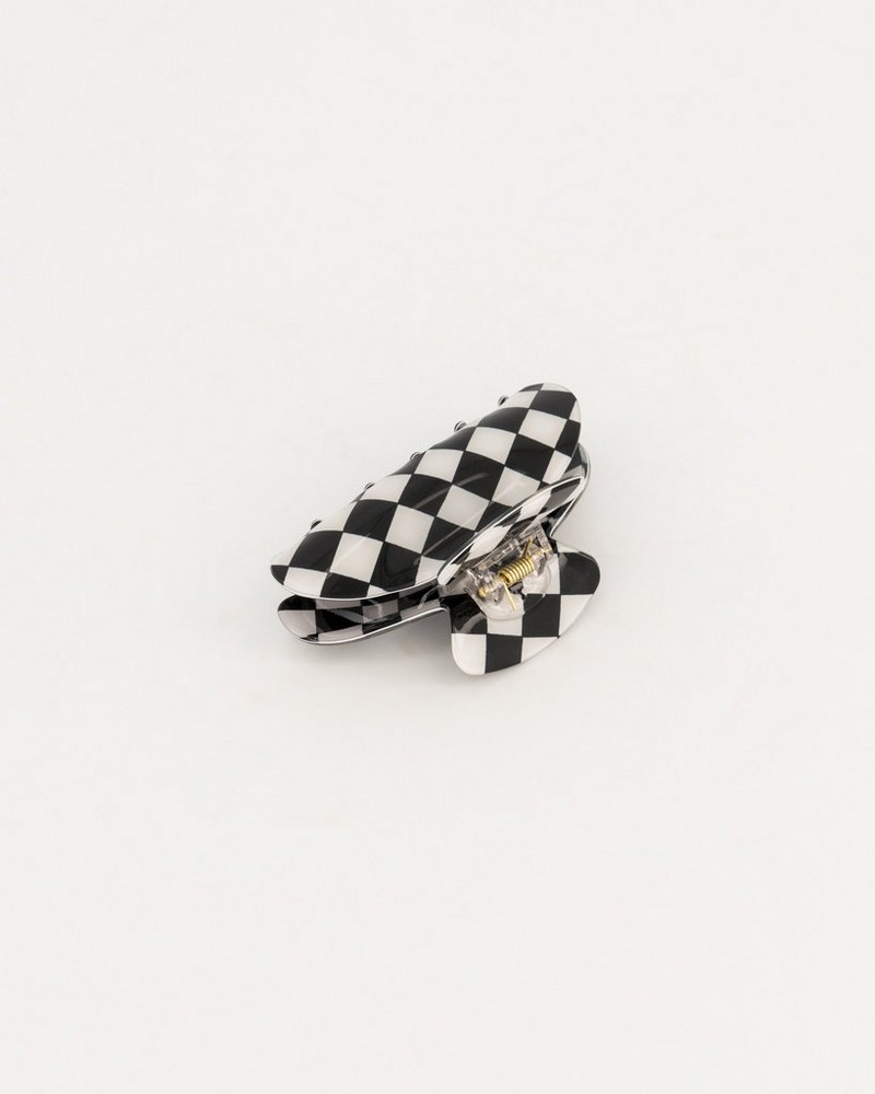 Women's Molly Gingham Bulldog Hair Clip