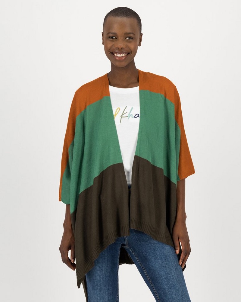 Kaylee Bold Stripe Kimono