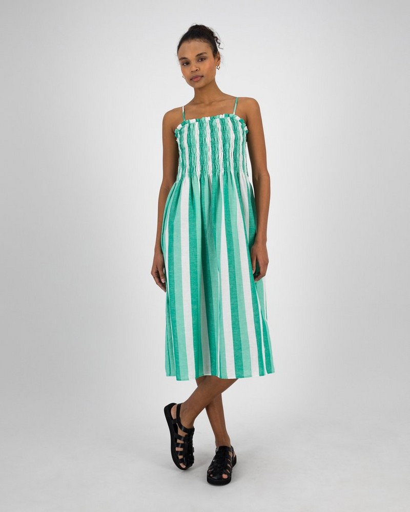 Women’s Minki Striped Midi Dress
