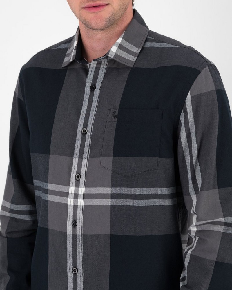 Men’s Jase Monochrome Check Shacket