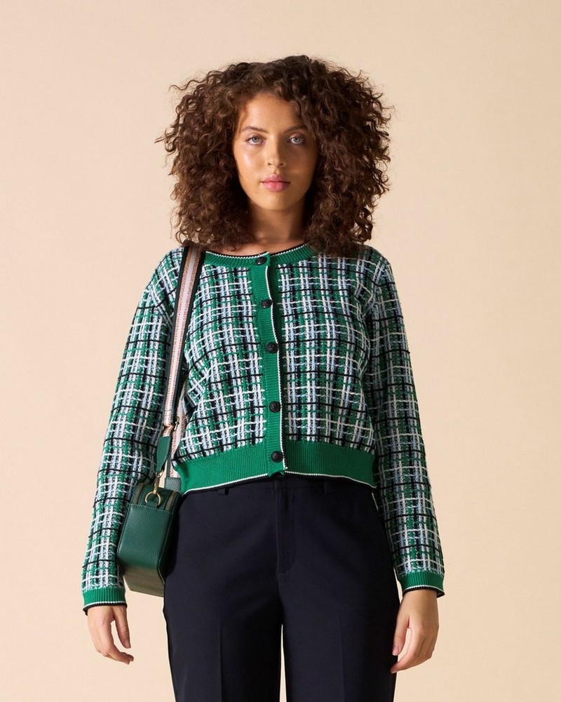 Women’s Anna Check Cardigan
