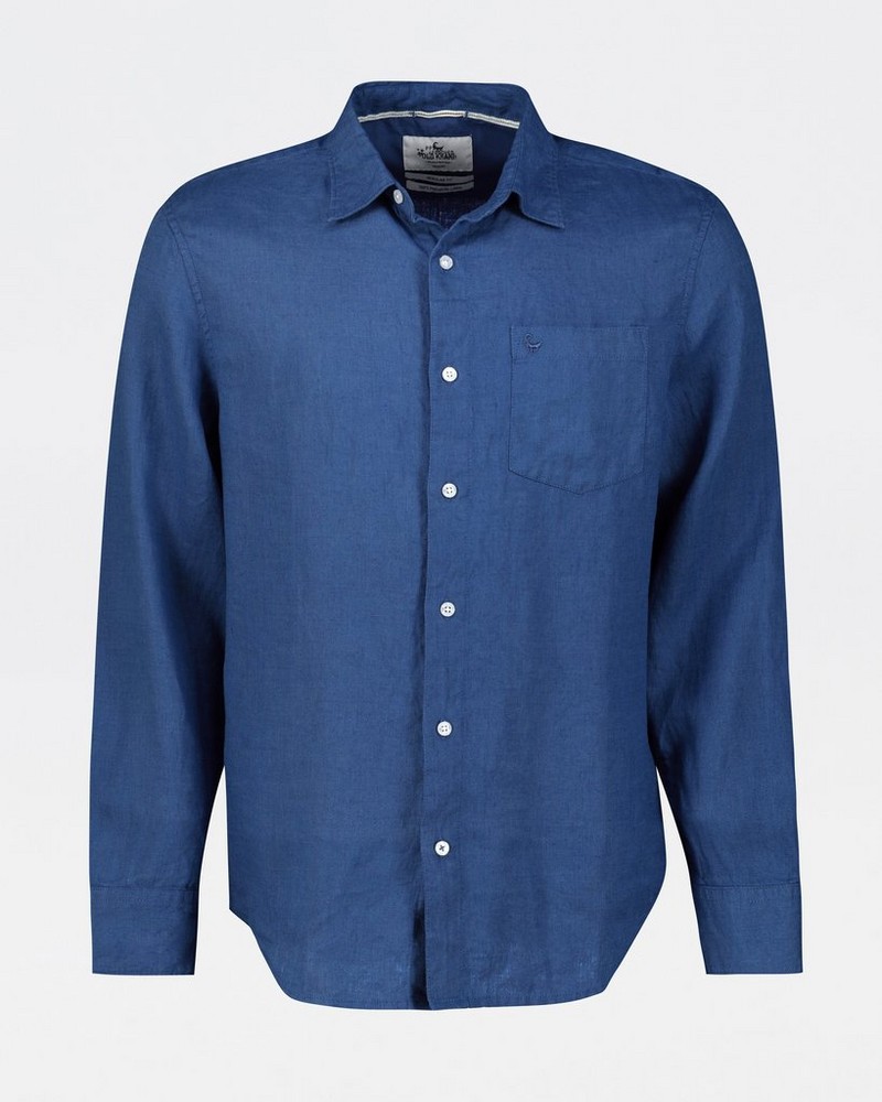 Men's Jesse Regular Fit Linen Shirt
