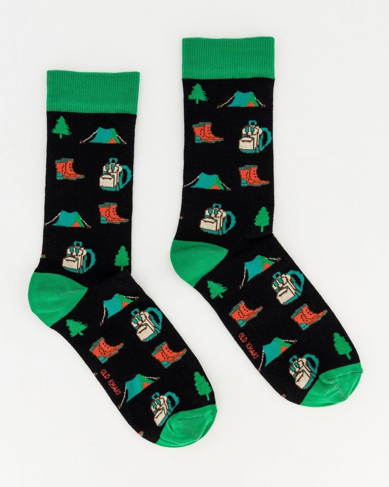 Men’s Wilbur Wilderness Print Socks