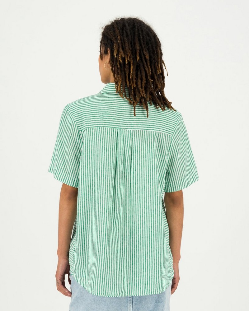 Women’s Alba Linen Stripe Shirt