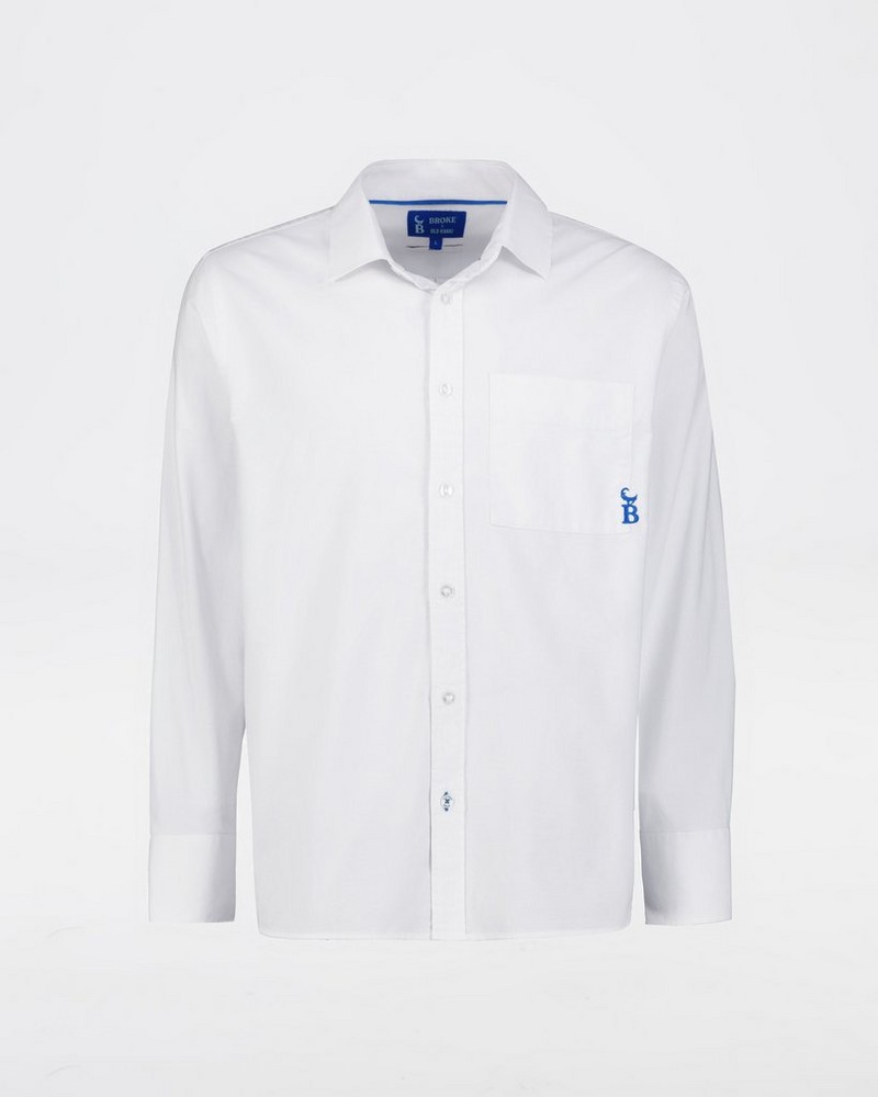 BROKE x Old Khaki Unisex White Shirt