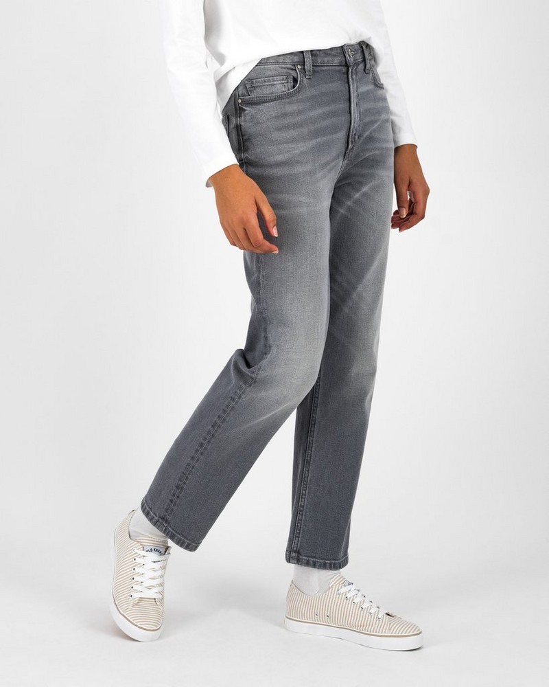 Women's Halley Grey Slim Fit Denim