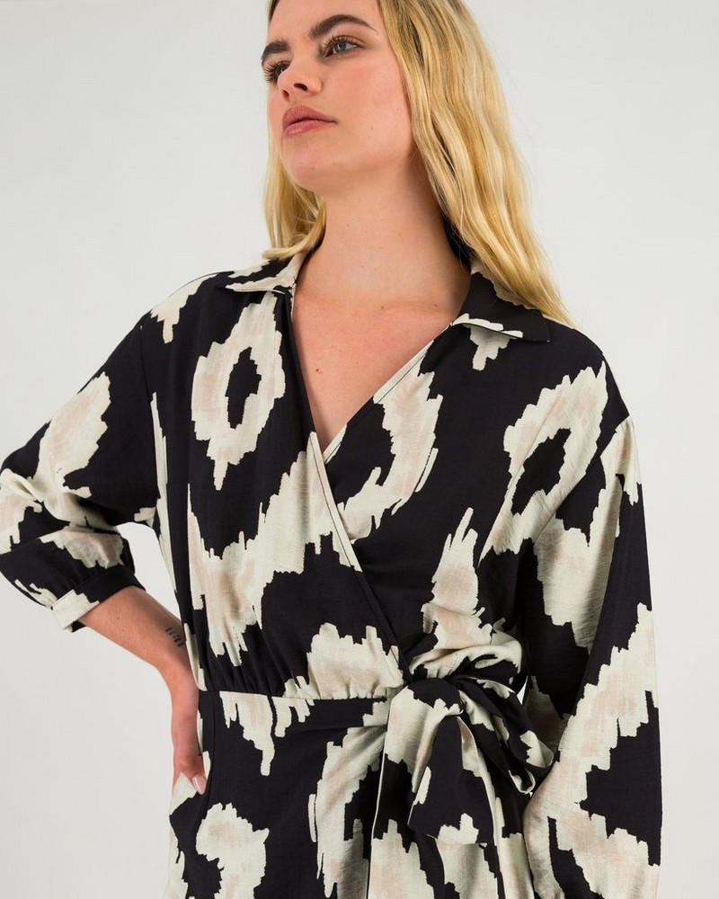 Women’s Darcy Printed Wrap Dress