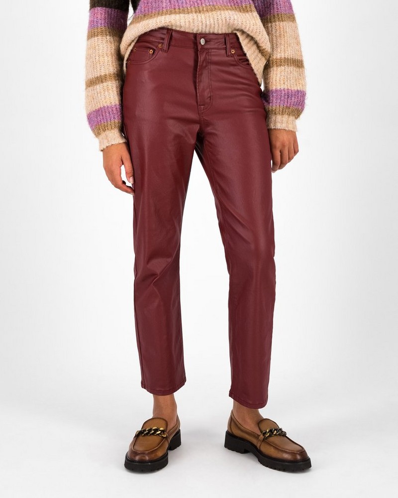 Women’s Amy Coated Straight Leg Denim