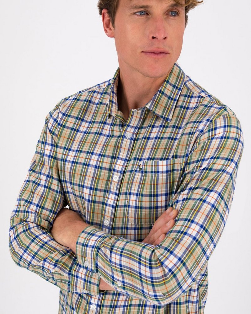 Men’s Austin Fine Check Regular Fit Shirt
