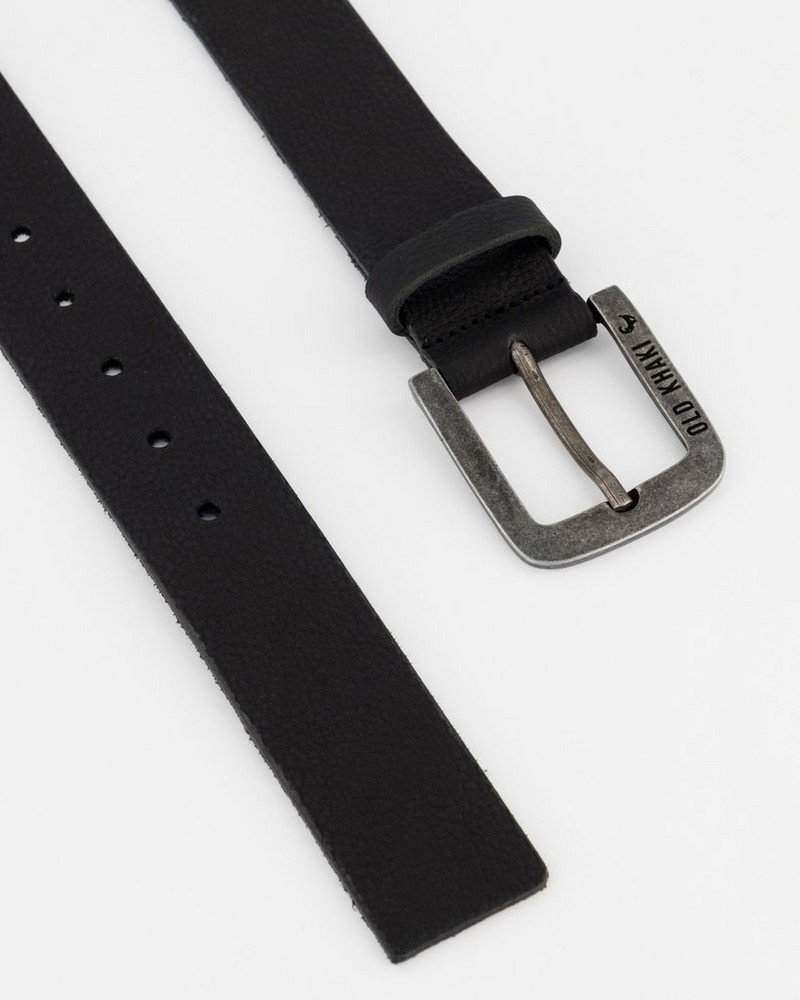 Men’s Bennett Branded Leather Belt