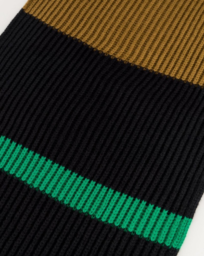 Men’s Corbin Stripe Rib Knit Scarf