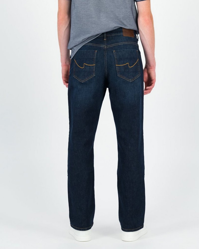 Men’s Jordy 7 Mid Wash Straight Denim
