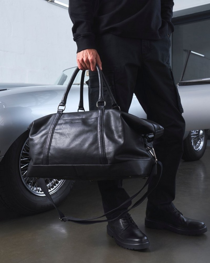 Unisex Rami Leather Weekender Bag