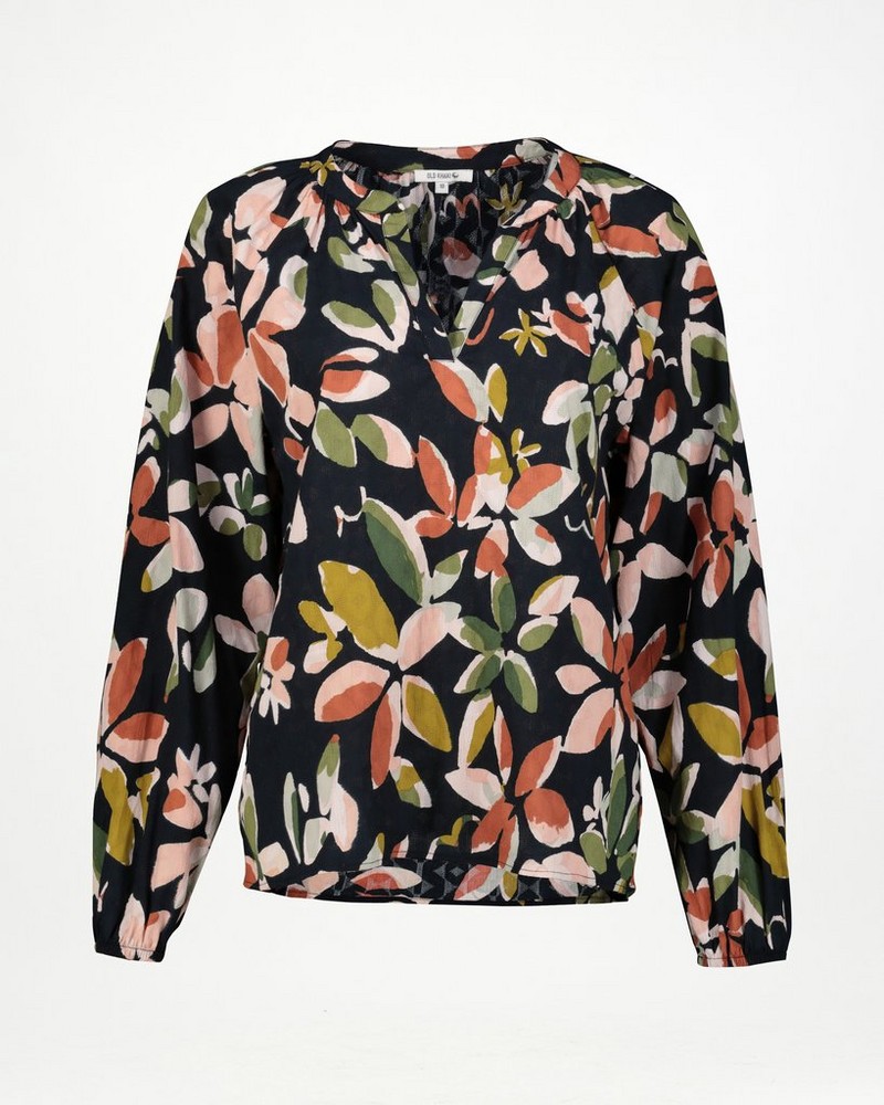 Women’s Zoe Floral Popover Blouse