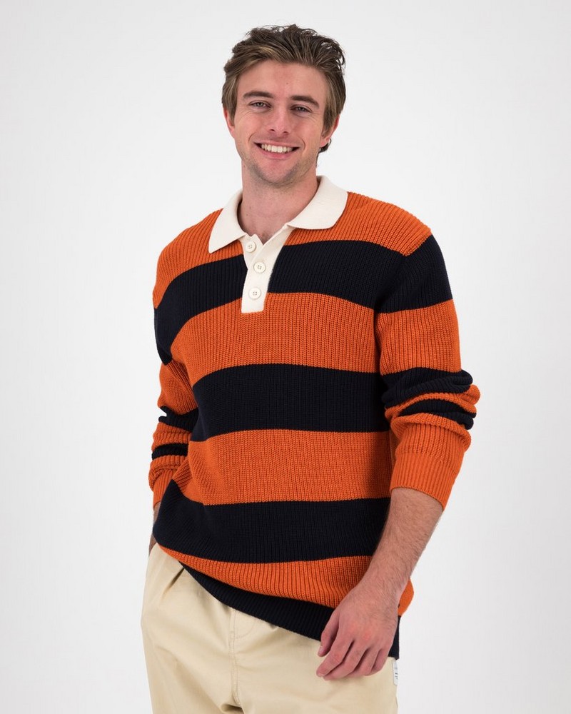 Men’s Adam Striped Golfer