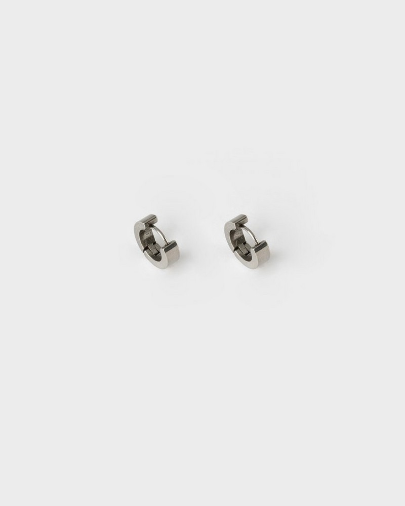 Men's Stainless Steel Hoop Earring