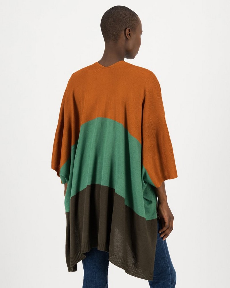 Kaylee Bold Stripe Kimono