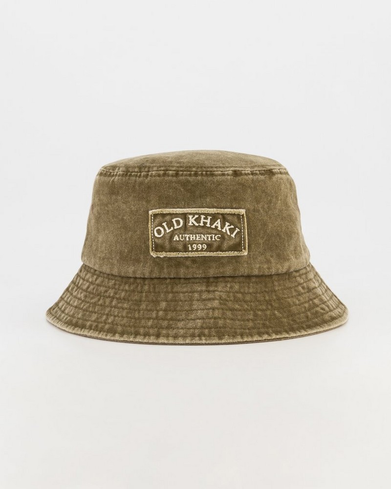 Men's Gerault Frayed Badge Bucket Hat