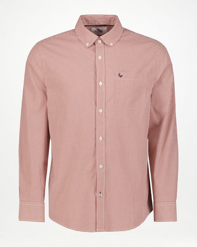 Men’s Roger Gingham Regular Fit Shirt