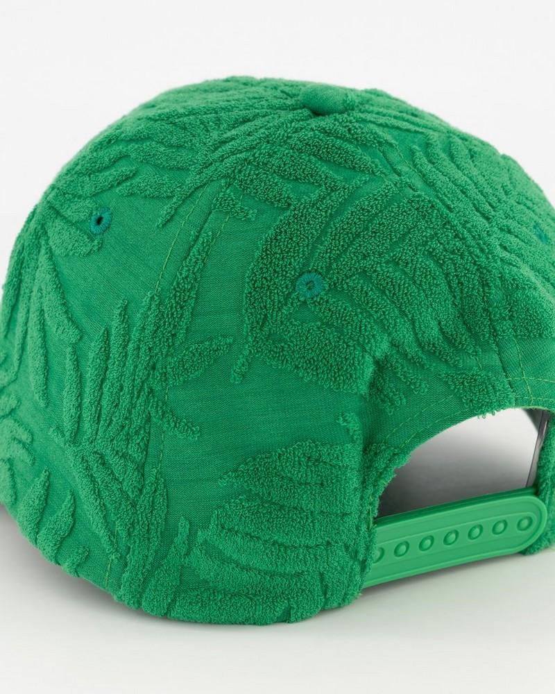 Women’s Petunia Floral Terry Peak Cap