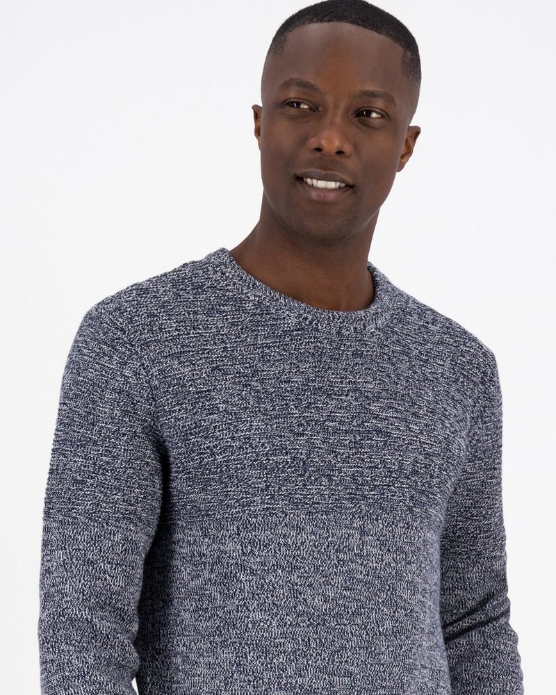 Men’s Crayson Textured Crew Neck Knit