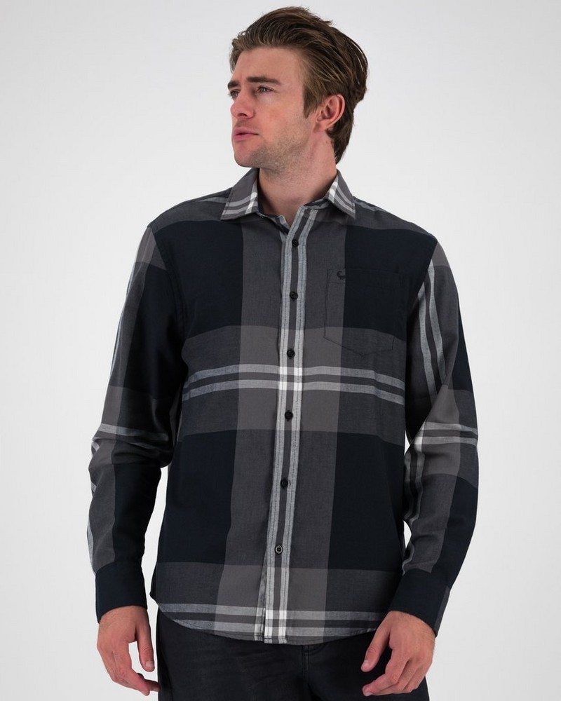 Men’s Jase Monochrome Check Shacket