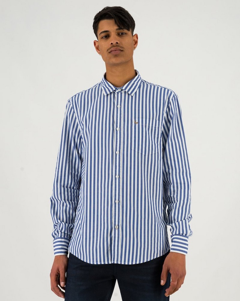 Men’s Siya Slim Fit Stripe Shirt