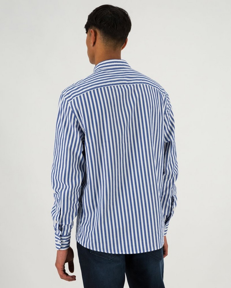 Men’s Siya Slim Fit Stripe Shirt