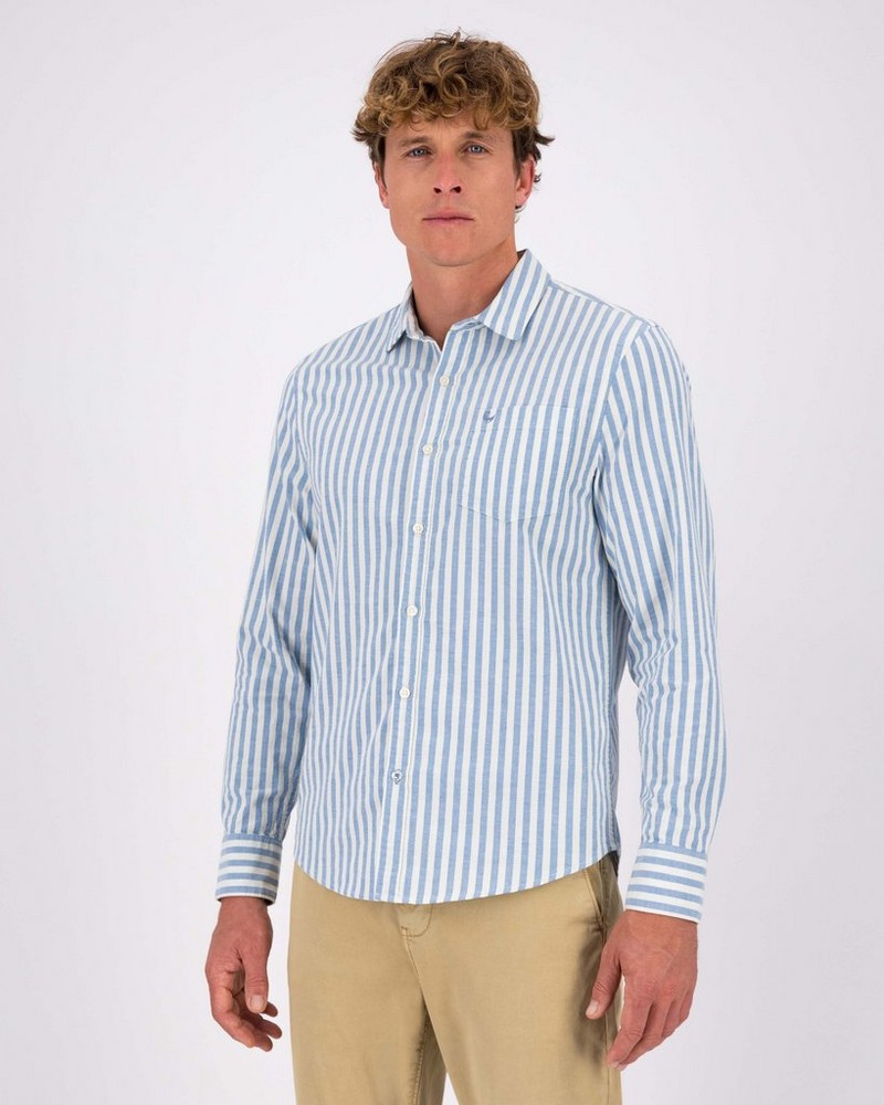 Men’s Hayden Stripe Slim Fit Shirt
