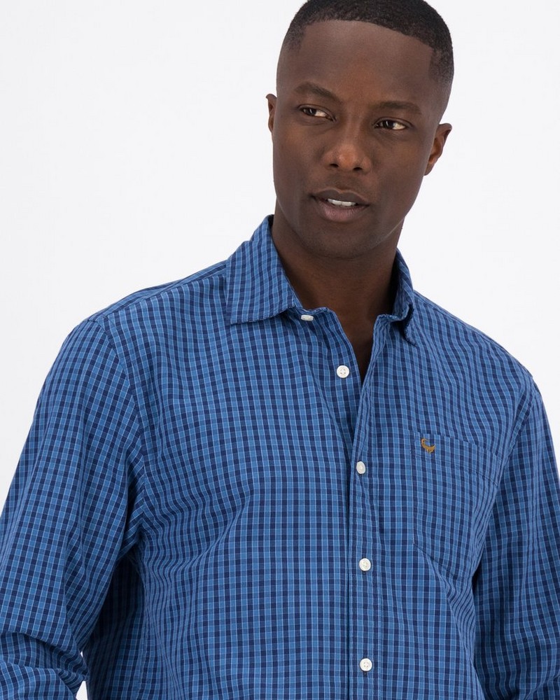 Men’s Arc Gingham Check Regular Fit Shirt