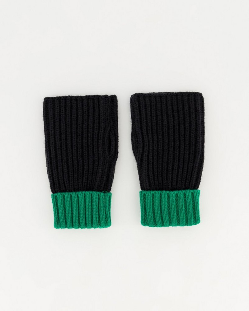 Men’s Bolt Fingerless Knitted Gloves