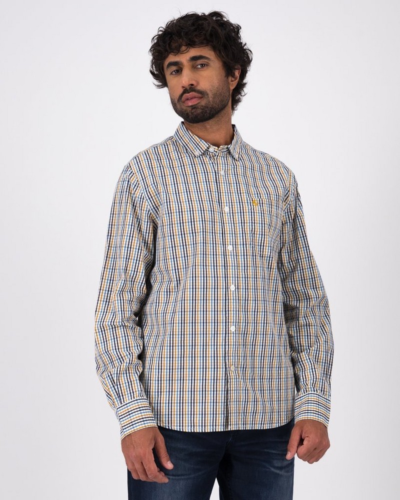 Men’s Zozo Gingham Check Slim Fit Shirt