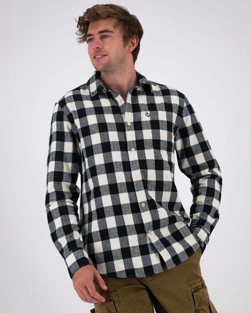 Men’s AJ Buffalo Check Regular Fit Shirt