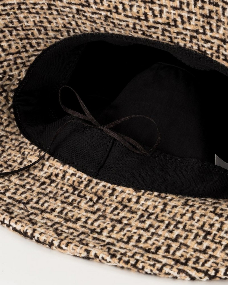 Women's Kacey Herringbone Tweed Bucket Hat