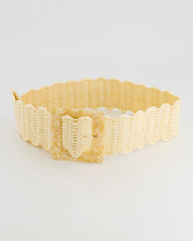 Women's Gilly Textured Buckle Belt